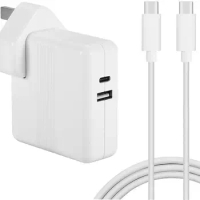 87W 90W USB C With 18W QC3.0 Power Adapter for MacBook Pro 15 16 Air 12 13 Surface Book 2 Book 3 Pro 7 iPad Pro UK EU AU US