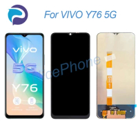 for VIVO Y76 5G LCD Display Touch Screen Digitizer Assembly Replacement 6.58" V2124 For VIVO Y76 5G Screen Display LCD