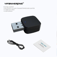 Wireless Bluetooth-Compatible Audio Transmitter Receiver TV Car Music Receiver Universal Music USB Adapter For Headphone Speaker