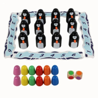 Wooden Memory Game Penguin Memory Game Early Dementia Game Wooden Memory Match Chess Memory Chess Teaser Toy