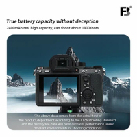 FB NP-FZ100 Type-C Camera Battery with USB-C Fast Charging Port for Sony A7M4 A7R4 A7M3 A7R3 A7S3 A73 A7R5 A6600 FX30 A9M2 ZV-E1
