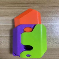 #N_A - 新款男女重力長柄蘿蔔刀塑膠版解壓夜光網紅彈射發光胡蘿蔔玩具