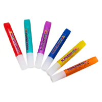6x DIY Bubble Popcorn Drawing Pens for Drawing Coloring Books Greeting Cards