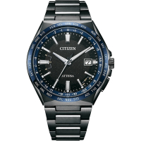 CITIZEN 星辰錶 湛藍星空限定款 鈦金屬 電波錶 萬年曆(CB0217-71E)42.5mm