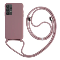 Crossbody Lanyard Cord Rope Strap Phone Case For Samsung A53 A13 A33 A73 A52S A12 A22 A32 A51 A71 A14 A54 A23 A15 A25 A35 Cover