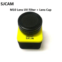 SJCAM Original Camera Accessories Lens UV Filter Protect Cap Metallic Glass Protective Cover For M10 Wifi SJ5000X Plus Action