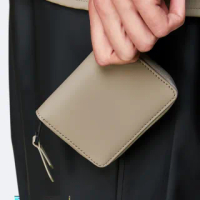 【Rains】Small Wallet 防水拉鍊短夾(Taupe 灰卡其)
