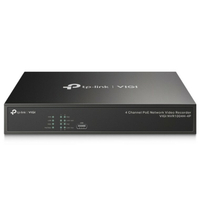 TP-LINK VIGI NVR1004H-4P 4路 PoE+ 網路監控主機 監視器主機 NVR