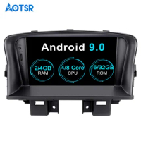 Aotsr Android 9.0 GPS Navigation Car DVD Player For Chevrolet Cruze 2009-2012 Multimedia 2 Din Radio Recorder 4GB+32GB 2GB+16GB