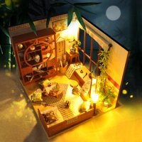 DIY Doll House Furniture Moxiangge Miniature Dollhouse Toys for Children Cute Family House with All Accessories Doll House
