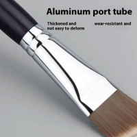 แปรงรองพื้น มืออาชีพ บางเฉียบ แปรงแต่งหน้าแบน แปรงทาหน้า แปรงคอนซีลเลอร์ R4B3