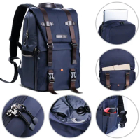 K&amp;F CONCEPT Camera Bag Waterproof Camera Backpack Large Capacity Camera Travel Bag for 15.6 Inch Laptop Tripod for Photographer