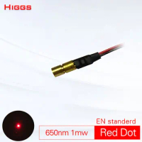 High quality small size EN standerd 650nm 1mw class 1 dot laser module 4*13.8mm PMMA lens laser sight pointer Production locator