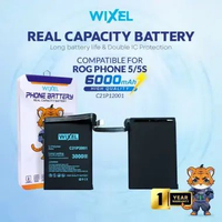 WIXEL Baterai ROG PHONE 5 5S Pro Ultimate ZS673KS C21P2001 Double Power Batre Batrai Battery Handpho