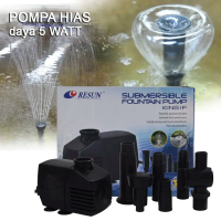 Jirifarm Pompa Akuarium Celup Fountain Resun King 1F 380L/Jam 5 W