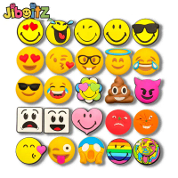หัวเข็มขัดรองเท้า, Jibitz เสน่ห์ไขว้, การออกแบบการ์ตูน Emoji, การออกแบบรูแสนสนุก, อุปกรณ์เสริมรองเท้