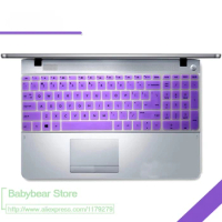 For HP Pavilion 15 ac073TX ab006tx ab010tx ab065tx ab093tx 15 inch Silicone Keyboard Protective film Cover skin Protector