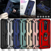 100pcs/lot For OPPO A9 2020 F11 Pro Anti-Shock Military Heavy Duty Hard Case with Ring Kickstand For OPPO Reno 2 Z