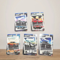 Hot Wheels Nissan Skyline HT 2000 GT-R Jaguar Light Weight Porche 911 R Fiat 500 D Ford GT40 Silver 