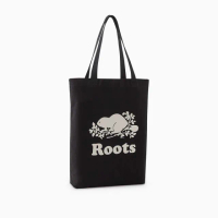 【Roots】Roots配件-有機棉帆布袋(黑色)