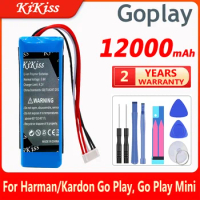 KiKiss Replacement Battery for Harman/Kardon Go Play, Go Play Mini Batteries, 12000mAh,with Free Tools