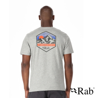 【RAB】Stance Mountain Peak Tee 透氣短袖有機棉T恤 男款 泥岩灰 #QCB66