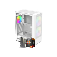 คอมพิวเตอร์ตั้งโต๊ะโทนสีขาว AMD Ryzen 5 5600G | RAM 16GB / SSD NVMe 500GB (เคส Montech สีขาวมินิมอล
