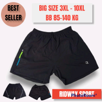 Celana Kolor Pendek Jumbo Bigsize 3Xl 4Xl 5Xl 6Xl 7XL 8Xl 9Xl 10Xl Pria Wanita Running Santai Parasu
