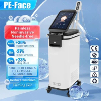 Newest Face Ems Lifting Skin Tightening Machine Rf and hi-emt Face Tighten Neo Patch Gesicht Face Skin Tightening Beauty Machine