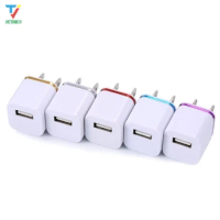 500pcs/lot Hot Selling High Quality us Plug USB AC Travel Wall Charging Charger Power Adapter For iPhone X 8 7 wholesale cheap