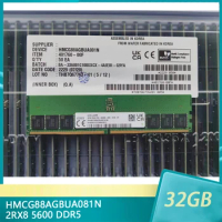 1 Pcs HMCG88AGBUA081N For SK Hynix RAM 32GB 32G 2RX8 5600 PC5-5600B-UB0 DDR5 UDIMM Desktop Memory