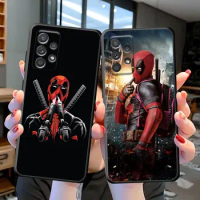Avengers Deadpool Marvel Cover Phone Case For Samsung S20 S21 FE S22 S23 S9 S10 4G Lite S10e Plus Ultra 5G Case Funda Coque