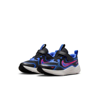 【NIKE 耐吉】運動鞋 童鞋 中童 兒童 COSMIC RUNNER PSV 黑藍粉 HM4400-002