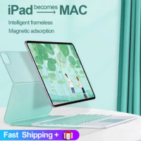 For iPad Pro 11 Case 2021 for iPad Pro 12.9 2020 Air 4 5th 10.9 2022 Magnetic Slim With Bluetooth Touchpad Keyboard Mouse Case