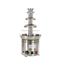 Commercial Stainless Steel Chocolate Fountain Chocolate Cheese Heated Melting Machine For Serving Chocolate Fondue