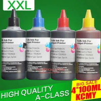 For HP Deskjet 2130 3639 1110 2630 2620 3630 3639 100ML printer Cartridge Ink Dye Ink kits 123XL