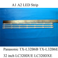 A1 A2 630mm LED Screen Backlight Strip For Panasonic TX-L32B6B TX-L32B6E IPS 32 inchs Viera LED TV Bars 6916L-1295A 6916L-1296A