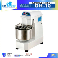GETRA Spiral Mixer DH-10 / DH10 / DH 10 Mesin Adonan Roti Kapasitas Besar 10 Liter dengan Hook dan B