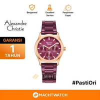 Jam Tangan Wanita Alexandre Christie Passion AC 2C01 BF BRDPE Ladies Puprle Dial Puprle St Steel Str