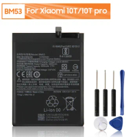 Replacement Battery BM53 For Xiaomi 10T 10T Pro Mi 10T Mi 10T Pro Replacement Phone Battery 5000mAh With Free Tools