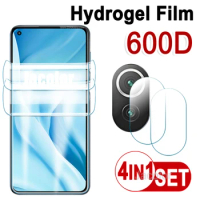4IN1 Safety Gel Film For Xiaomi Mi 11 Lite 5G NE 2PCS Screen Hydrogel Protector+2PCS Camera Glass For Xiaomi11Lite Xiomi 11Lite