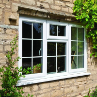 CE AS2047 Aluminum Double Tempered Clear Glass Awning Swing Window with Opener
