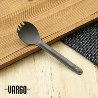 【Vargo】Titanium Spork ULV 超輕量純鈦湯叉 鈦金色 #T212