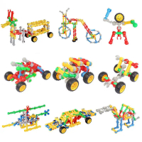 Children's Building Blocks Multi-Functional Skeleton Joint Rods Educational Puzzle Assembly Toys Lar