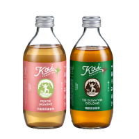 【Kai】鐵觀音康普茶+白毫茉莉康普茶330ml 12入/箱(氣泡飲 益生菌 康普茶 保健茶)