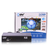 HD Digital Decoder DVB T2 TV Tuner Support H.264 1080P Terrestrial Receiver Support WIFI DVB-C TV Tuner DVB-T2 Set Top Box