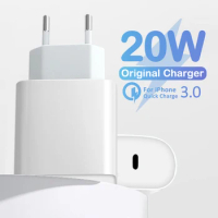 PD 20W USB Phone Charger Fast Charger For Apple Iphone 13 12 USB-C C2L Chargers Phone Accessories For Apple iPhone 14 Pro Max