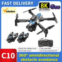Cross-Border New C10 Drone Automatic Homing Remote Control Aircraft HD Aerial Photography Obstacle Avoidance Quadcopter Drone