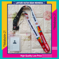 Lanyard Tali Gantungan ID Card IKATAN BIDAN INDONESIA