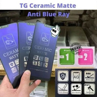 TEMPRED GLASS BLUE MATTE KERAMIK CERAMIC REALME 5 6 7 8 9 10 PRO 11 12 13 14 16 REALME 16 PACK